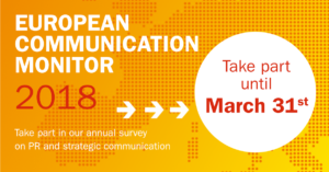 ECM European Communication Monitor 2018 Survey PR